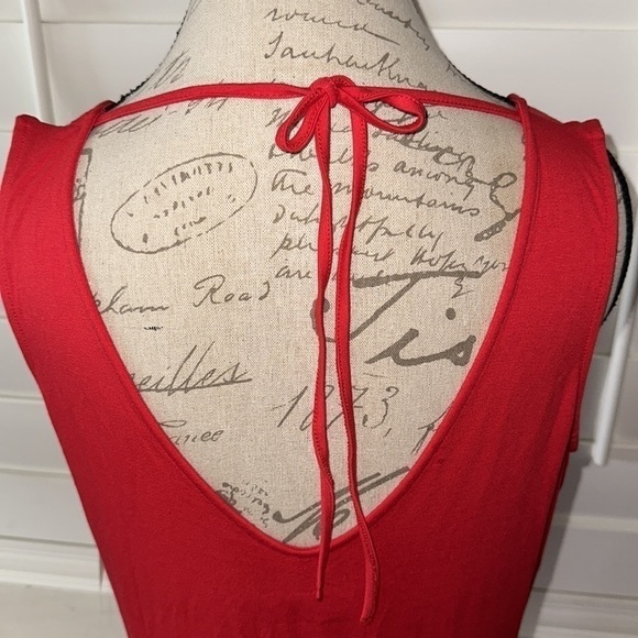 Los Angeles Angels G-III 4Her by Carl Banks Red/Navy Opening Day Maxi Dress - Picture 10 of 13